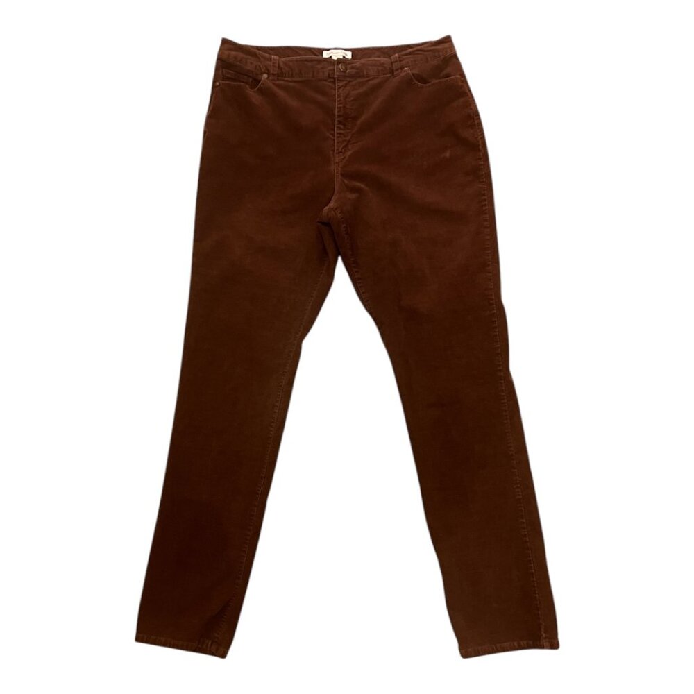 COLDWATER CREEK Women's Fine Wale Corduroy Pants - Picture 6 of 6